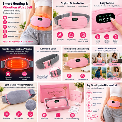 Smart Heating & Vibration Waist Belt